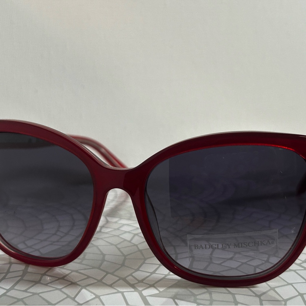 Badgley Mischka Red Sunglasses